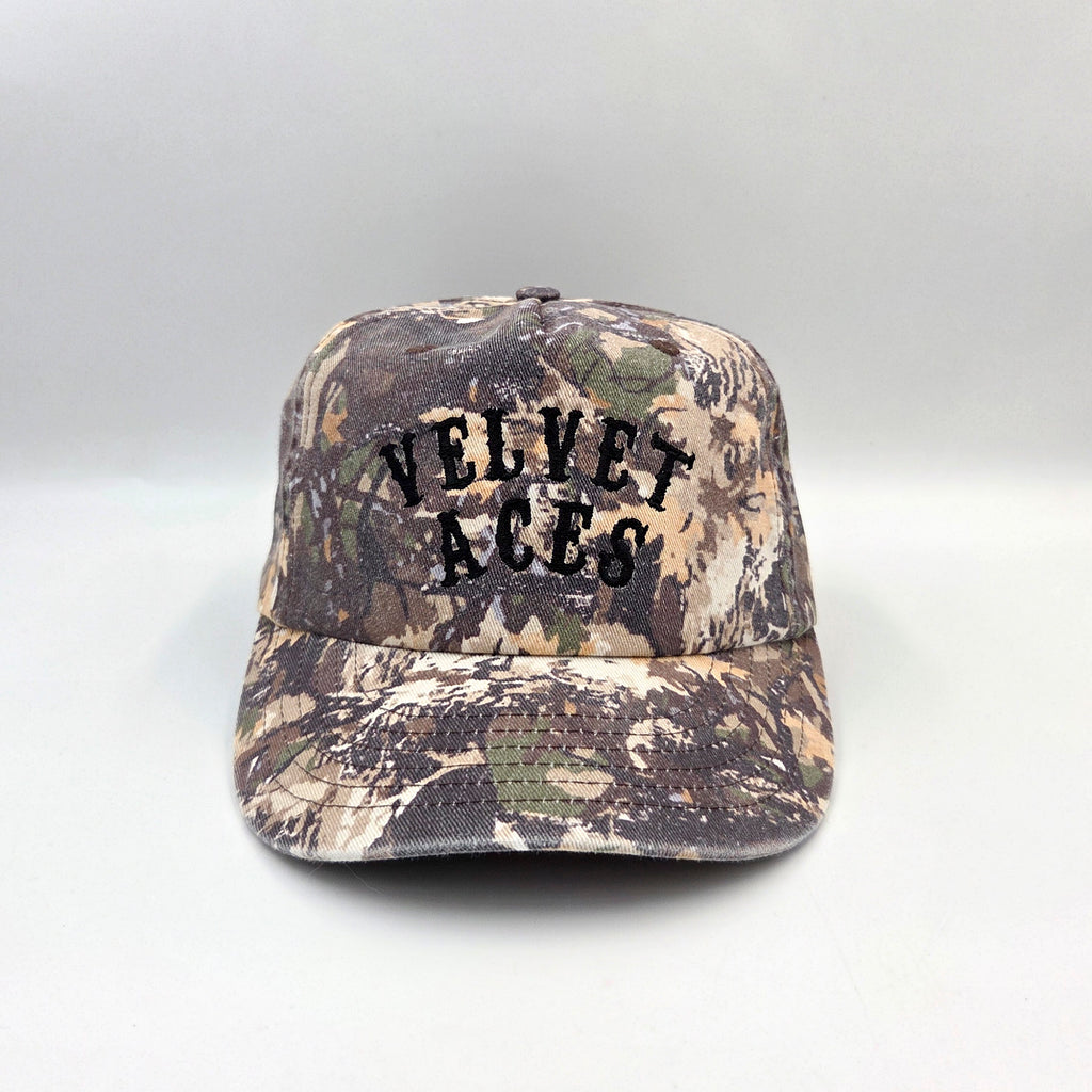 Velvet Aces Camo Cap Black