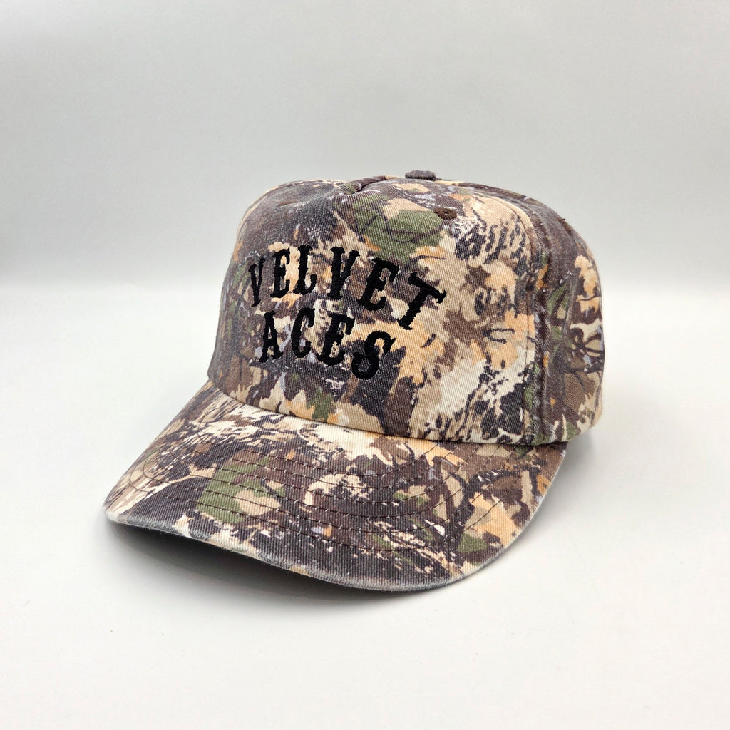 Velvet Aces Camo Cap Black