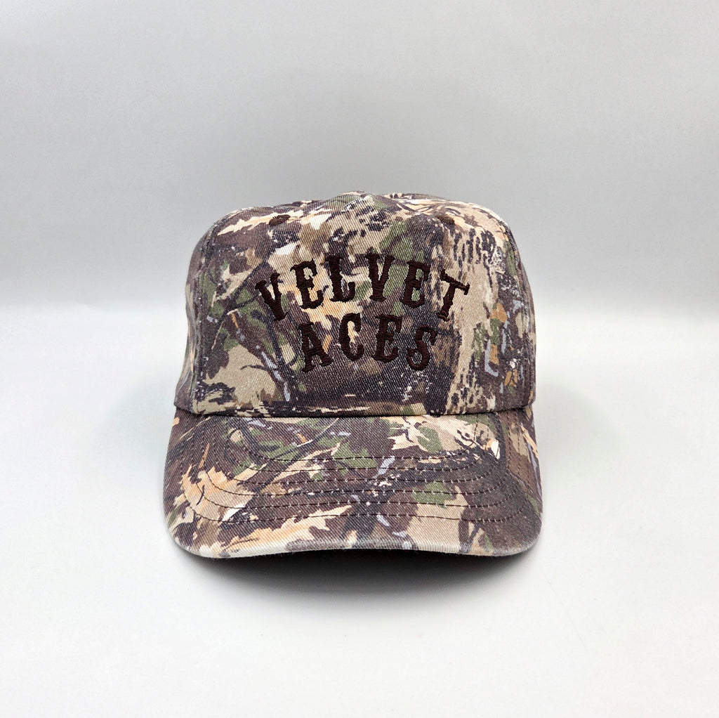 Velvet Aces Camo Cap Brown
